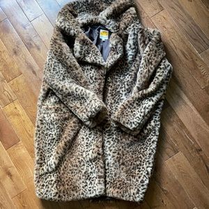 Faux fur coat